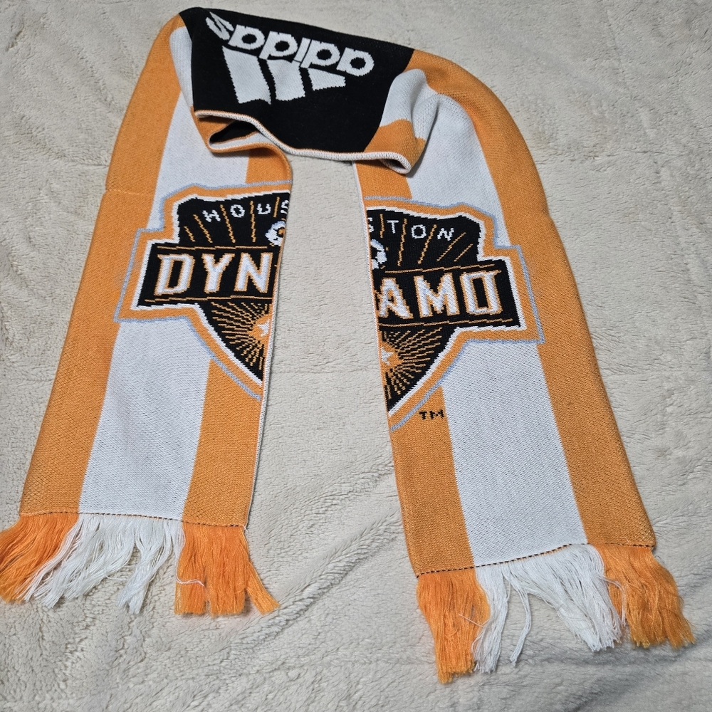 Adidas Houston FC (Houston Dynamo) Soccer Scarf, reversible